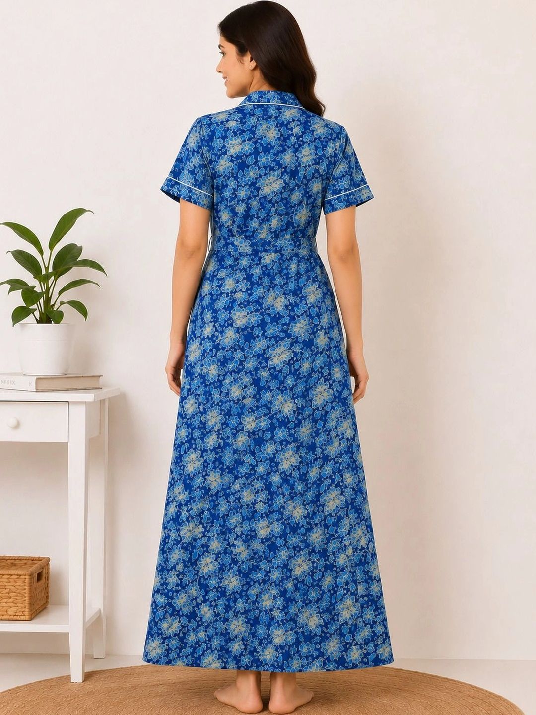 Printed Maxi Nightdress 4