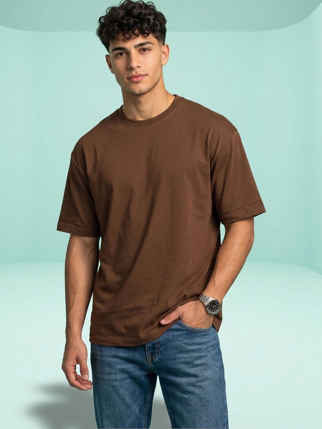 Mast & Harbour Men Oversized T-shirt