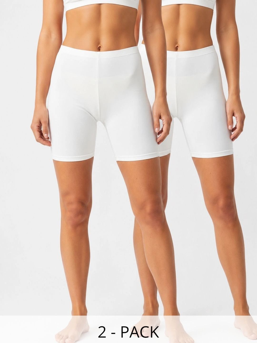 PLEASURE Women High-Rise Training or Gym Shorts