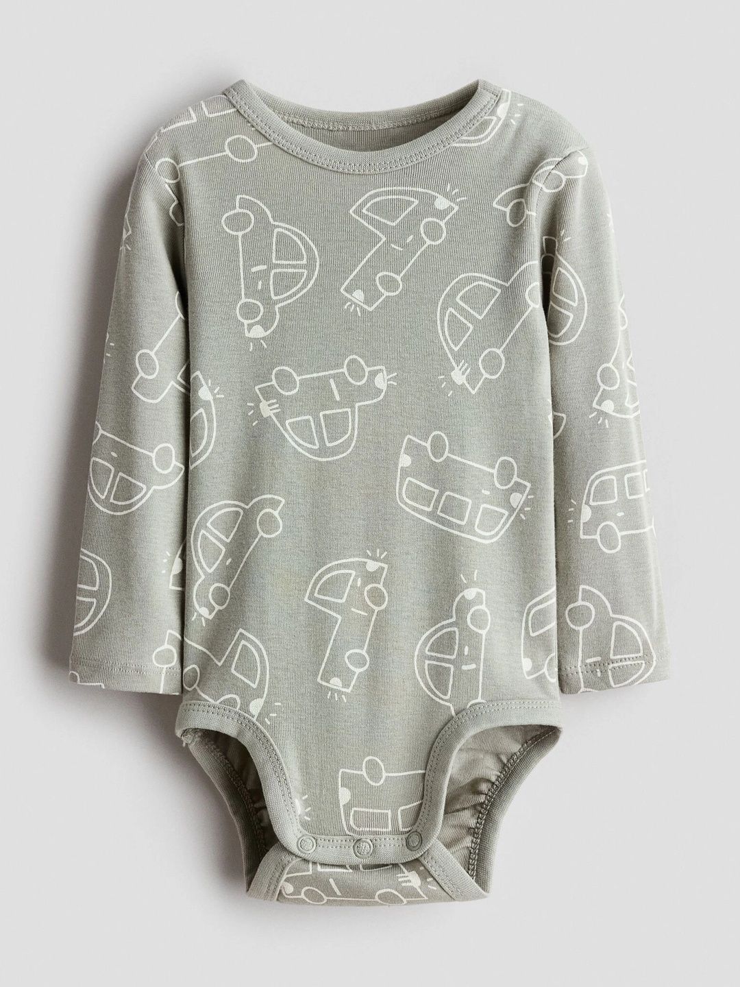 H&M Printed Cotton Bodysuit