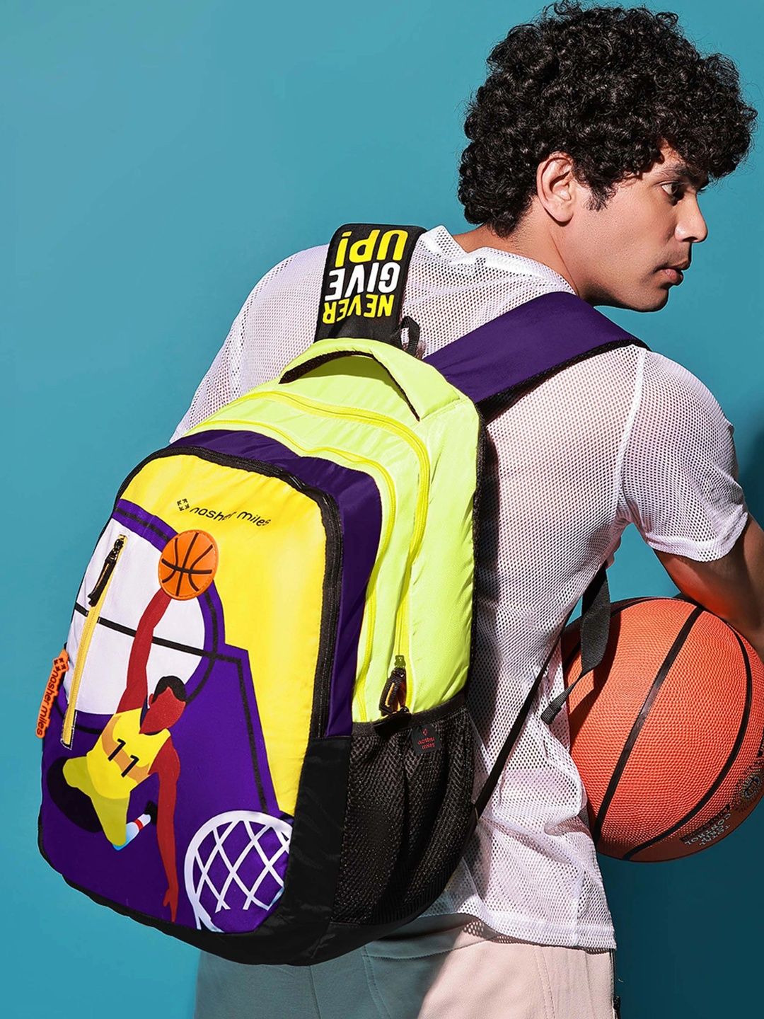 Buy Nasher Miles Graphic Printed Small Ergonomic Padded Shoulder Structured Backpacks -  - Accessories for Unisex