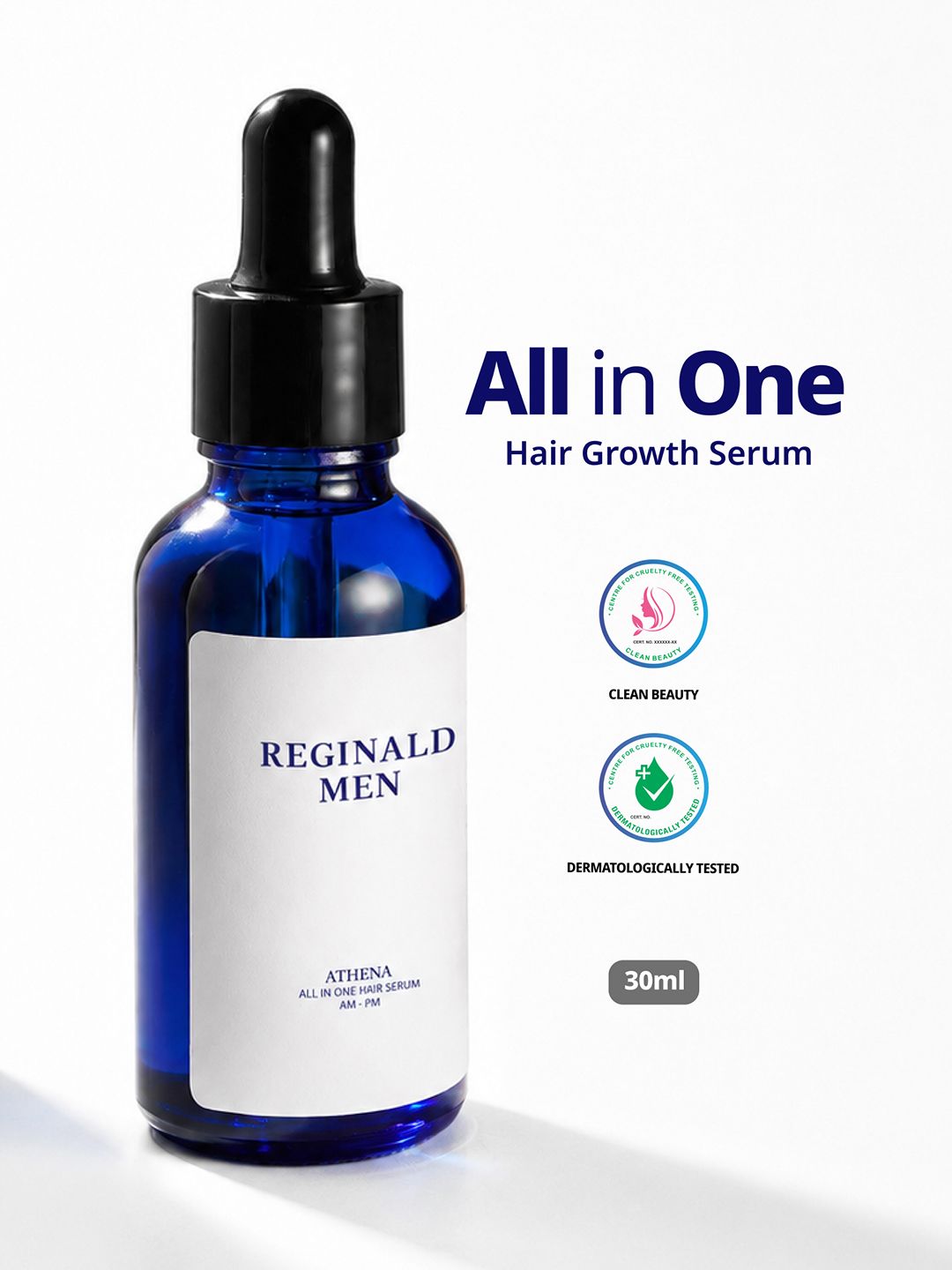 Reginald Men Athena All-In-One Hair Growth Serum for Follicle Boost - 30 ml