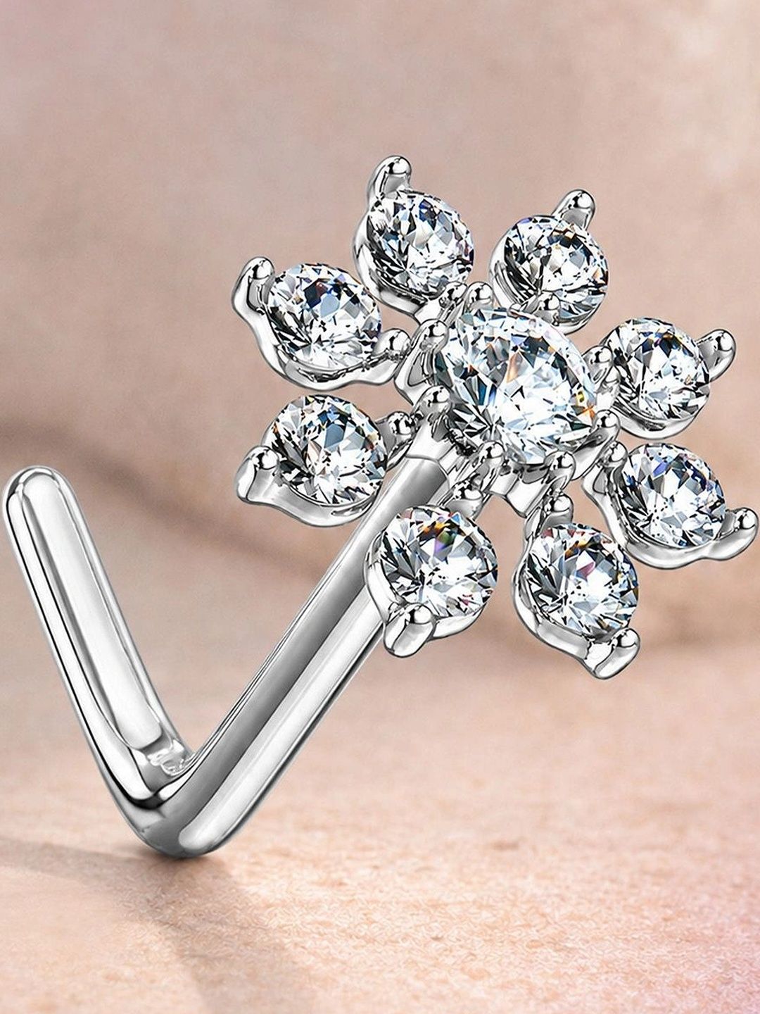 MAZZINI Crystal Stud Nosepin