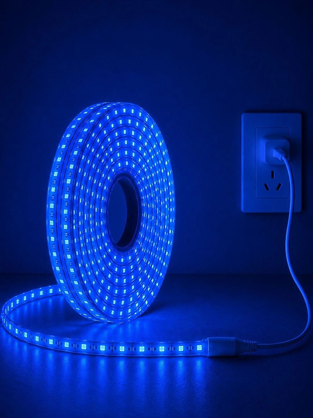 KAVYARA KAVYARA Blue Waterproof Cylindrical Shape String Lights