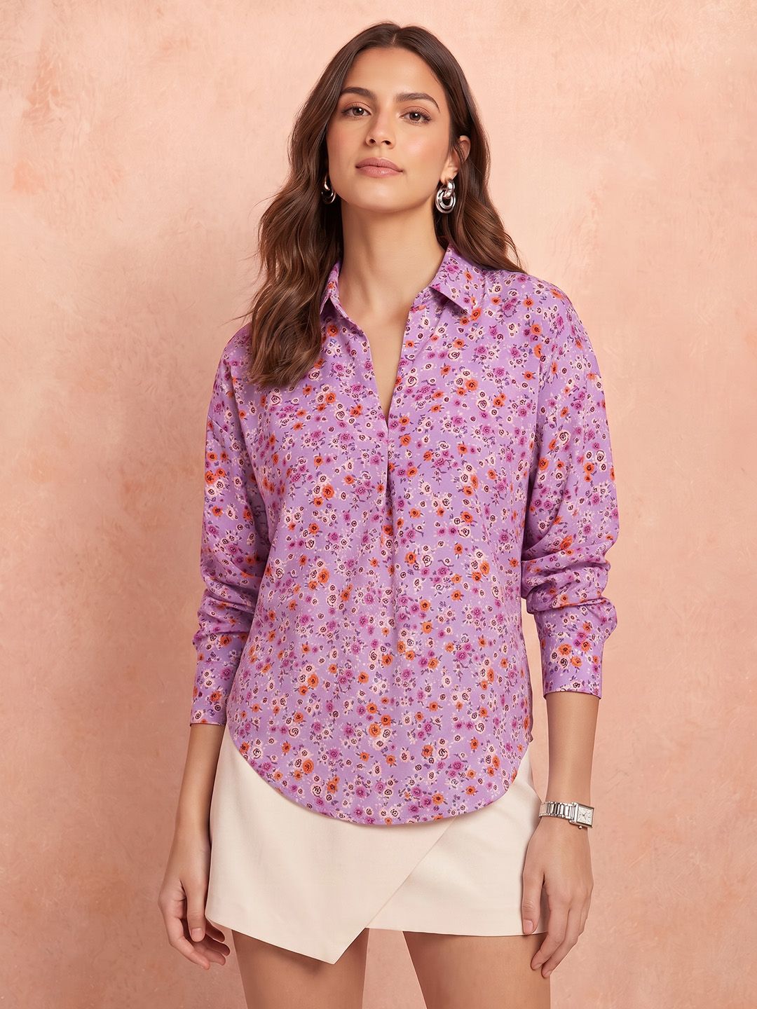 all about you Floral Print Top