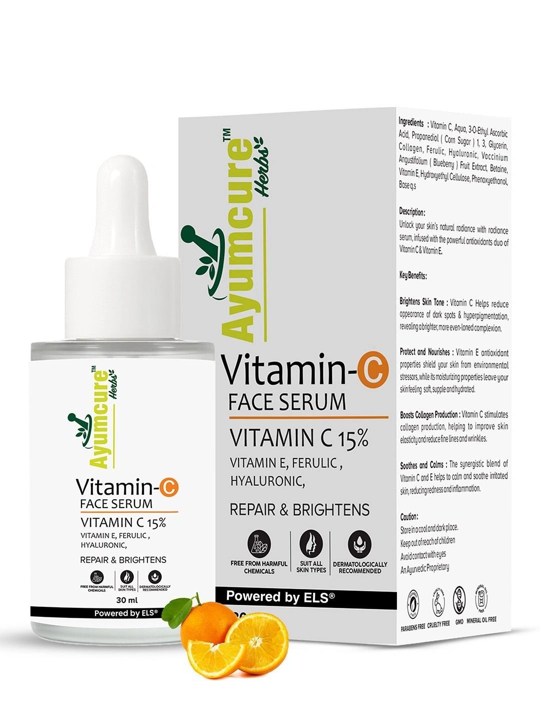 Ayumcure Vitamin C Face Serum - 30 ml