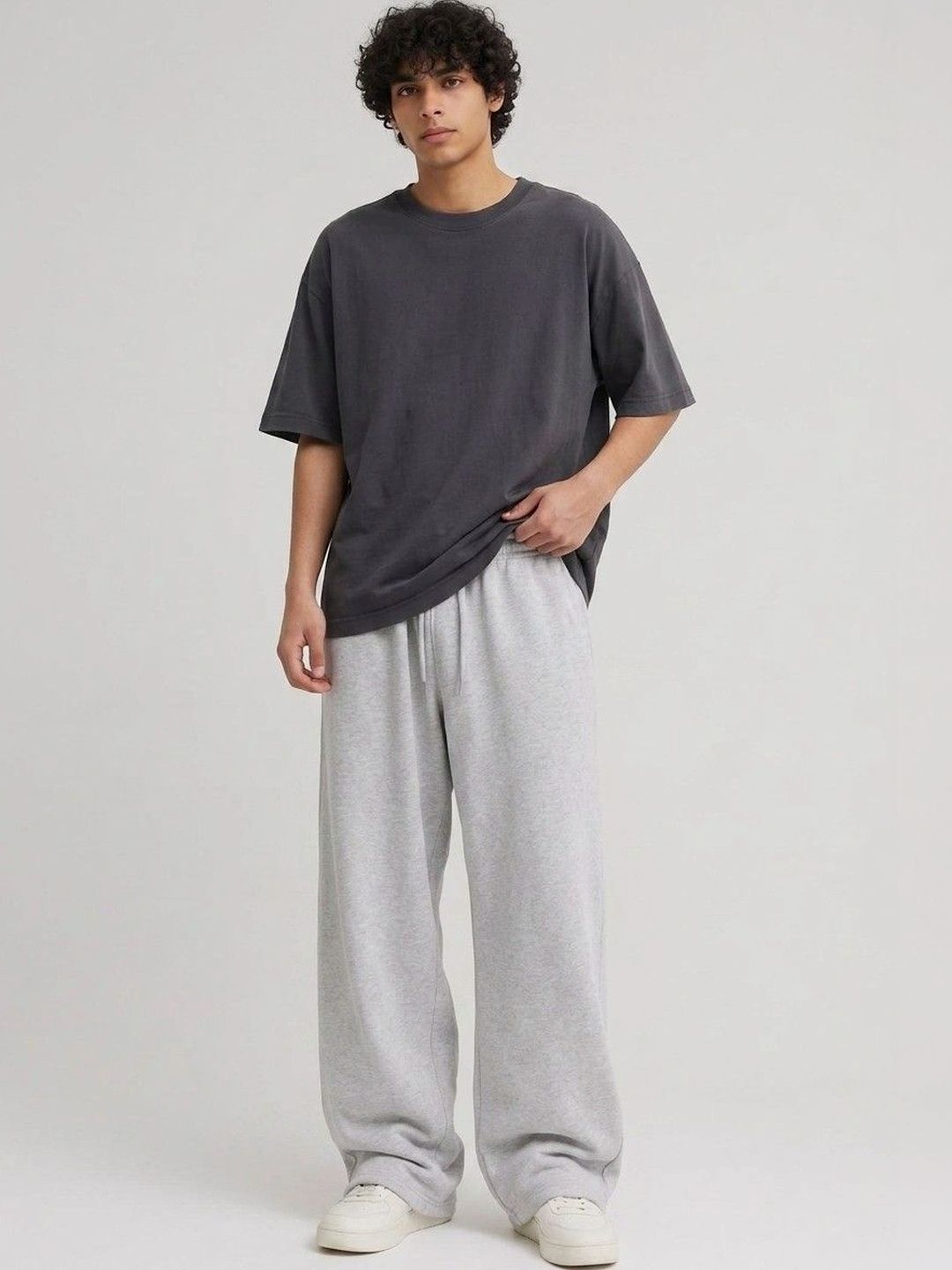 ENRIZZ Men Baggy Training Track Pants