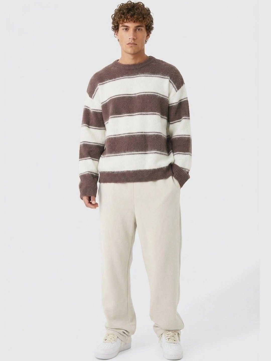 ENRIZZ Men Baggy Track Pants