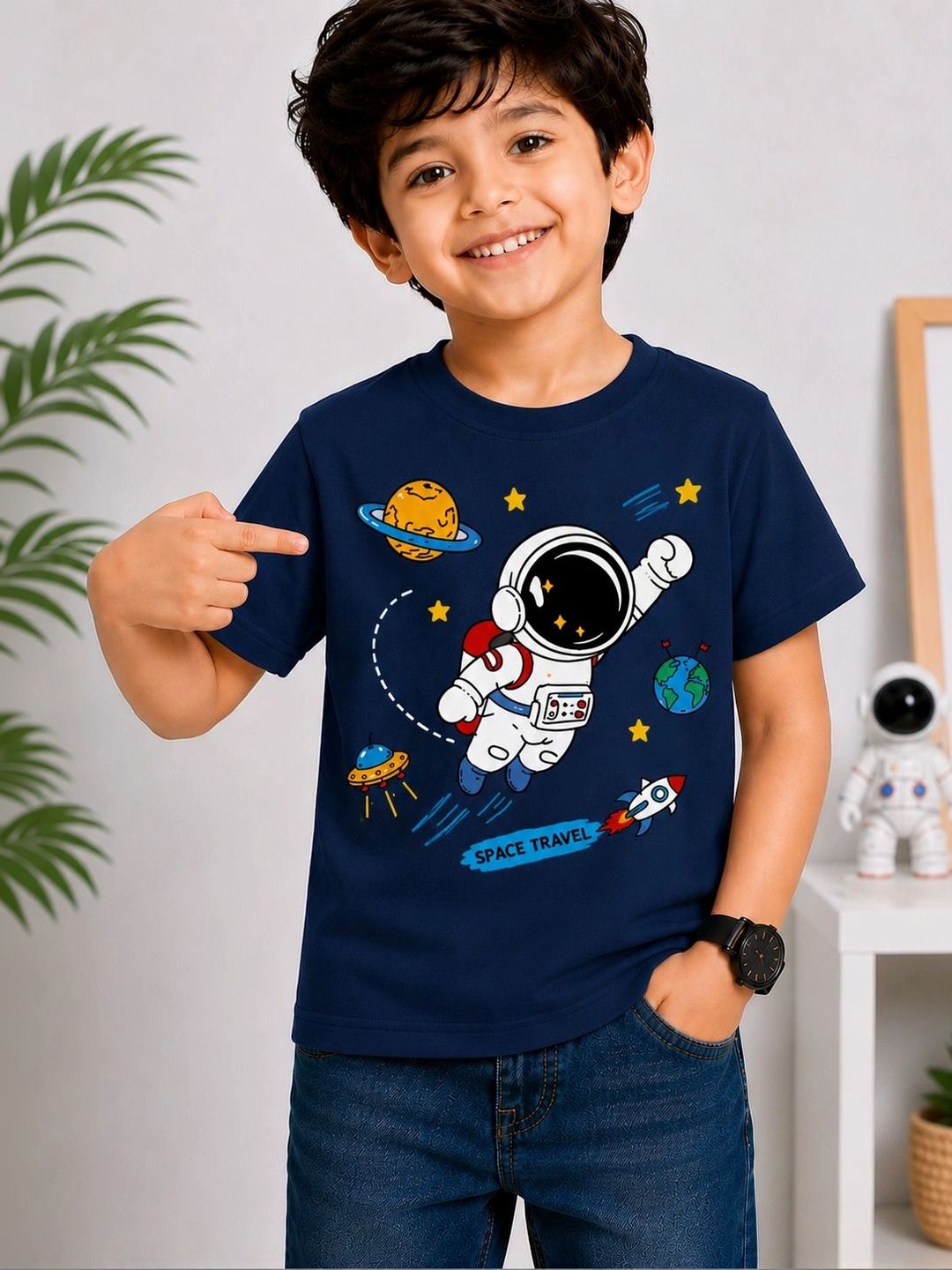 YK Kids Printed T-shirt