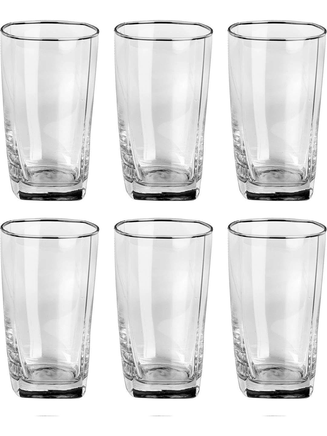 Aura Transparent 6 Dishwasher Safe Glass Water Glass