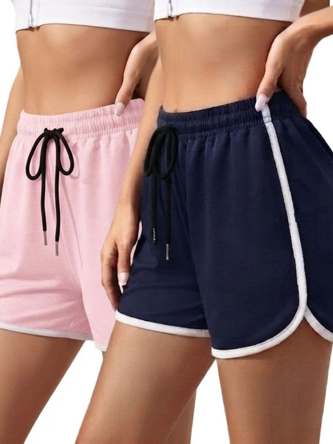 Women High-Rise Training or Gym Sports Shorts 4