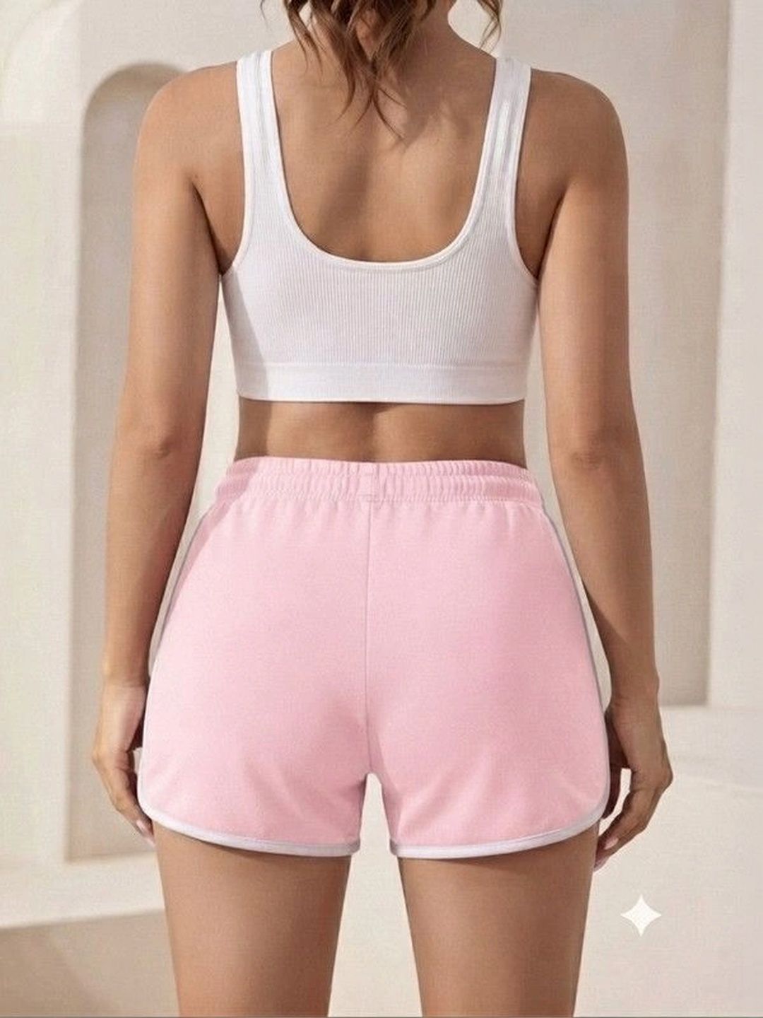 Women High-Rise Training or Gym Sports Shorts 3