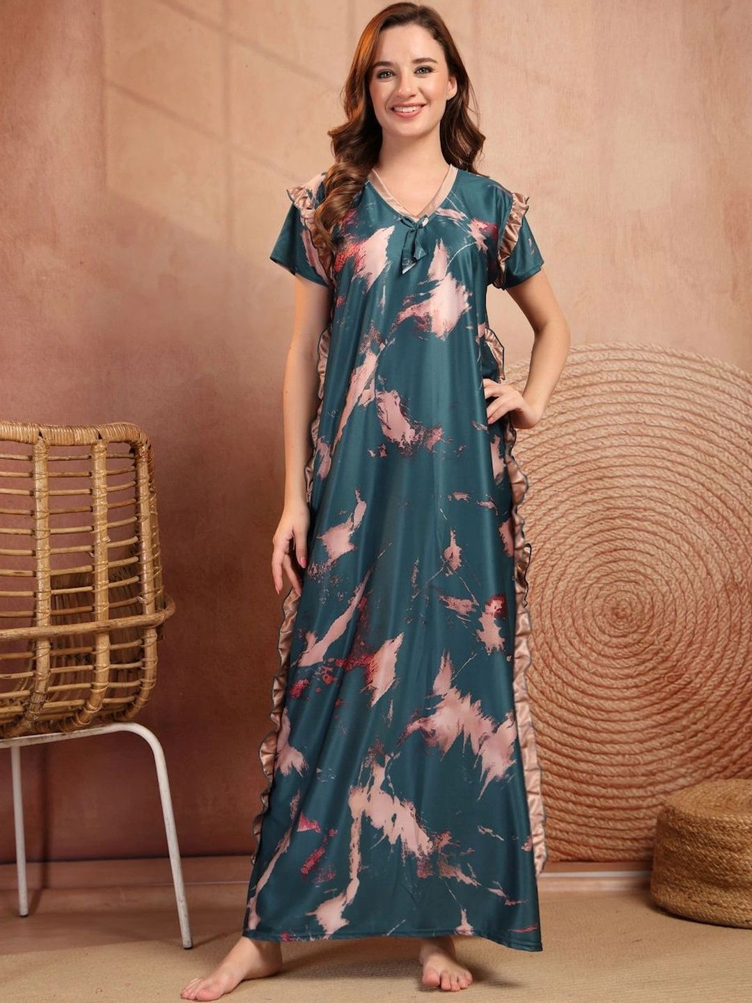 Printed Maxi Nightdress