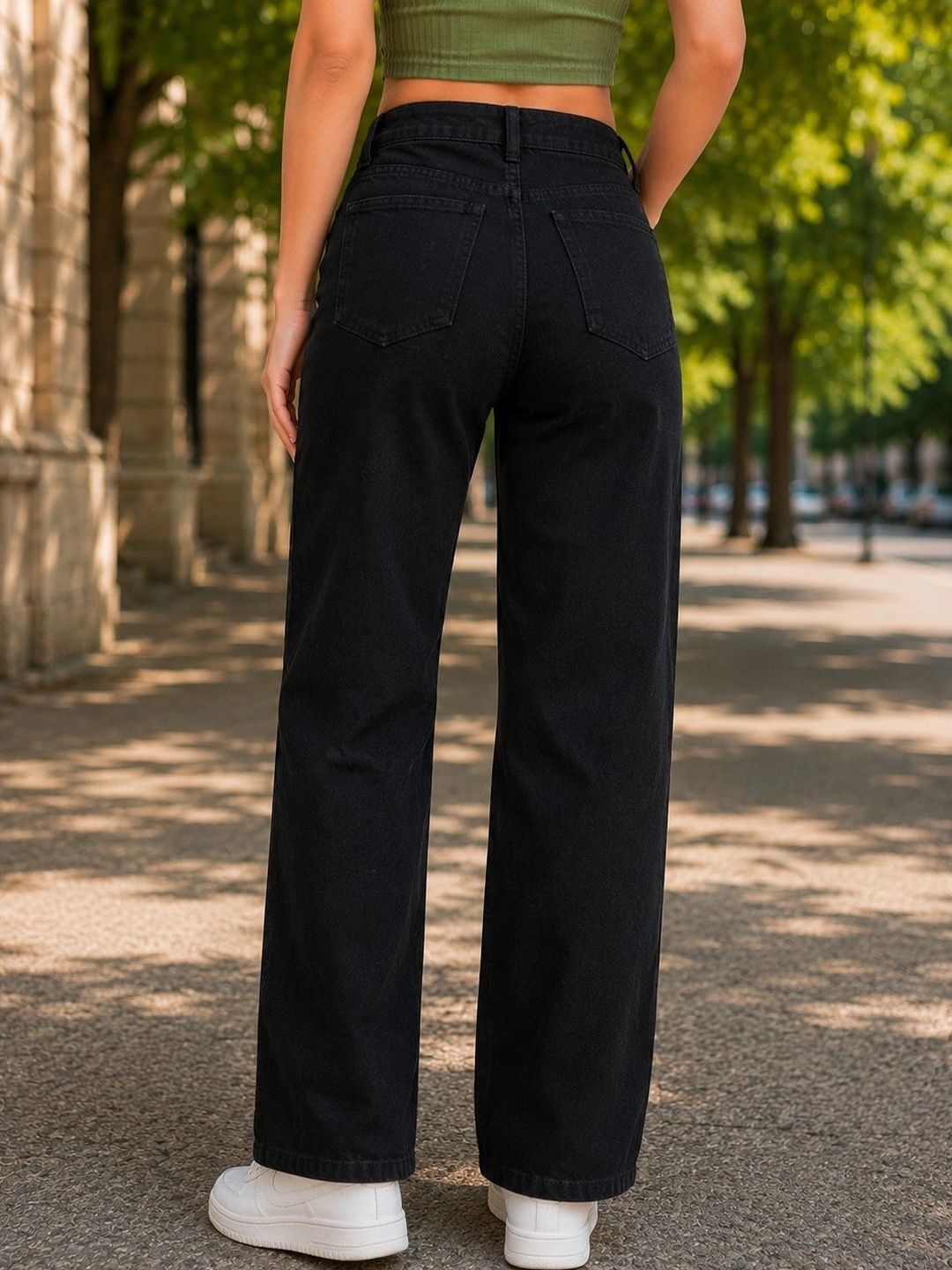 Women Straight Fit Mid-Rise Jeans 3