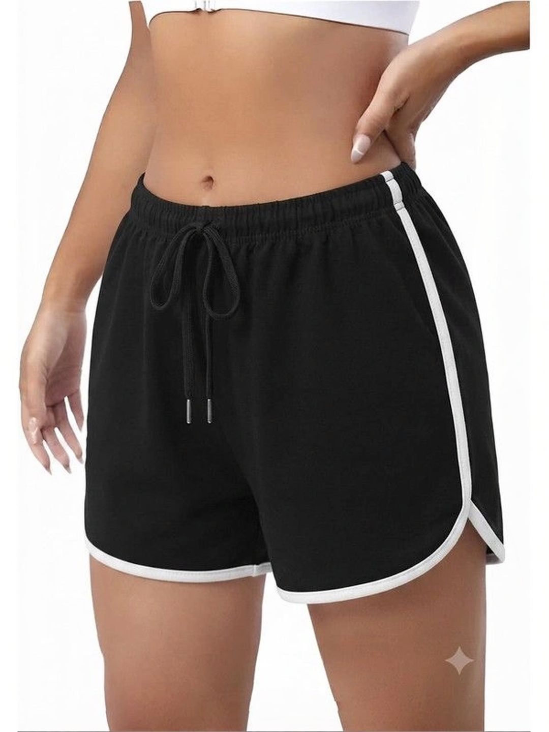 Women High-Rise Training or Gym Sports Shorts 2
