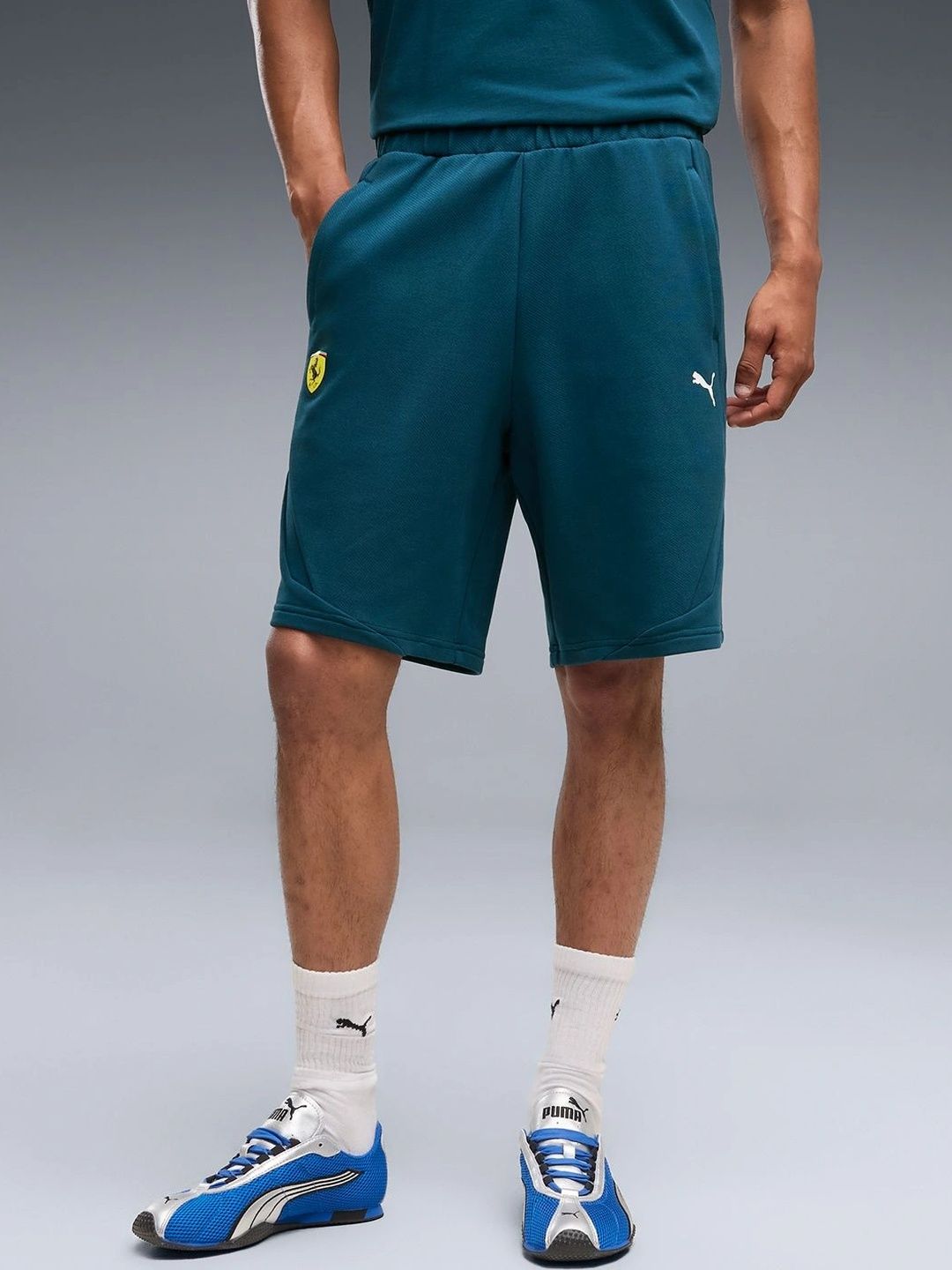 Puma Scuderia Ferrari PM1 Men's Above-Knee Sweat Shorts