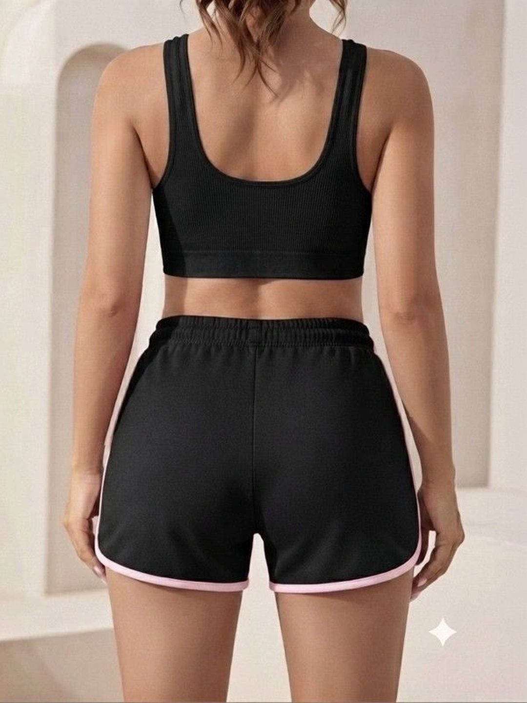 Women High-Rise Training or Gym Sports Shorts 3