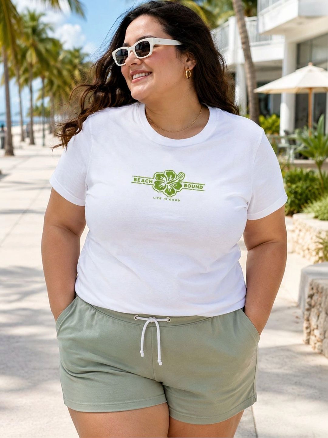Sztori Women Typography Printed T-shirt