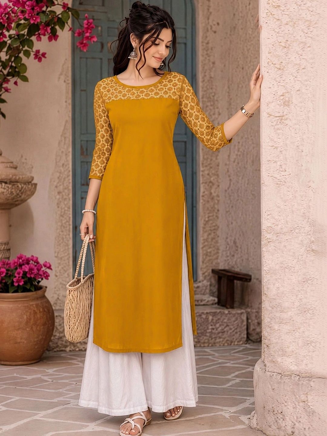 Maheshvi Woven Design Kurti