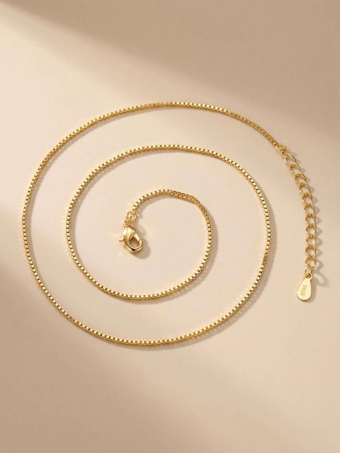 MYKI Unisex Gold-Plated Stainless Steel Chain