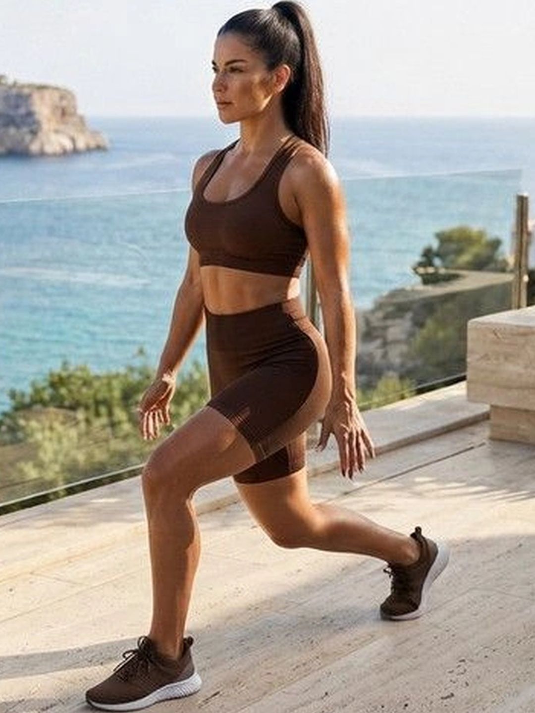 Women Slim Fit Training or Gym Shorts 6