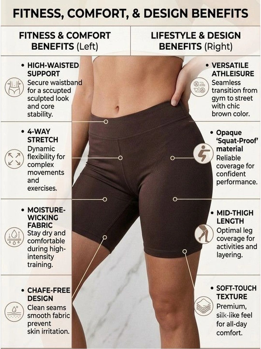 Women Slim Fit Training or Gym Shorts 7
