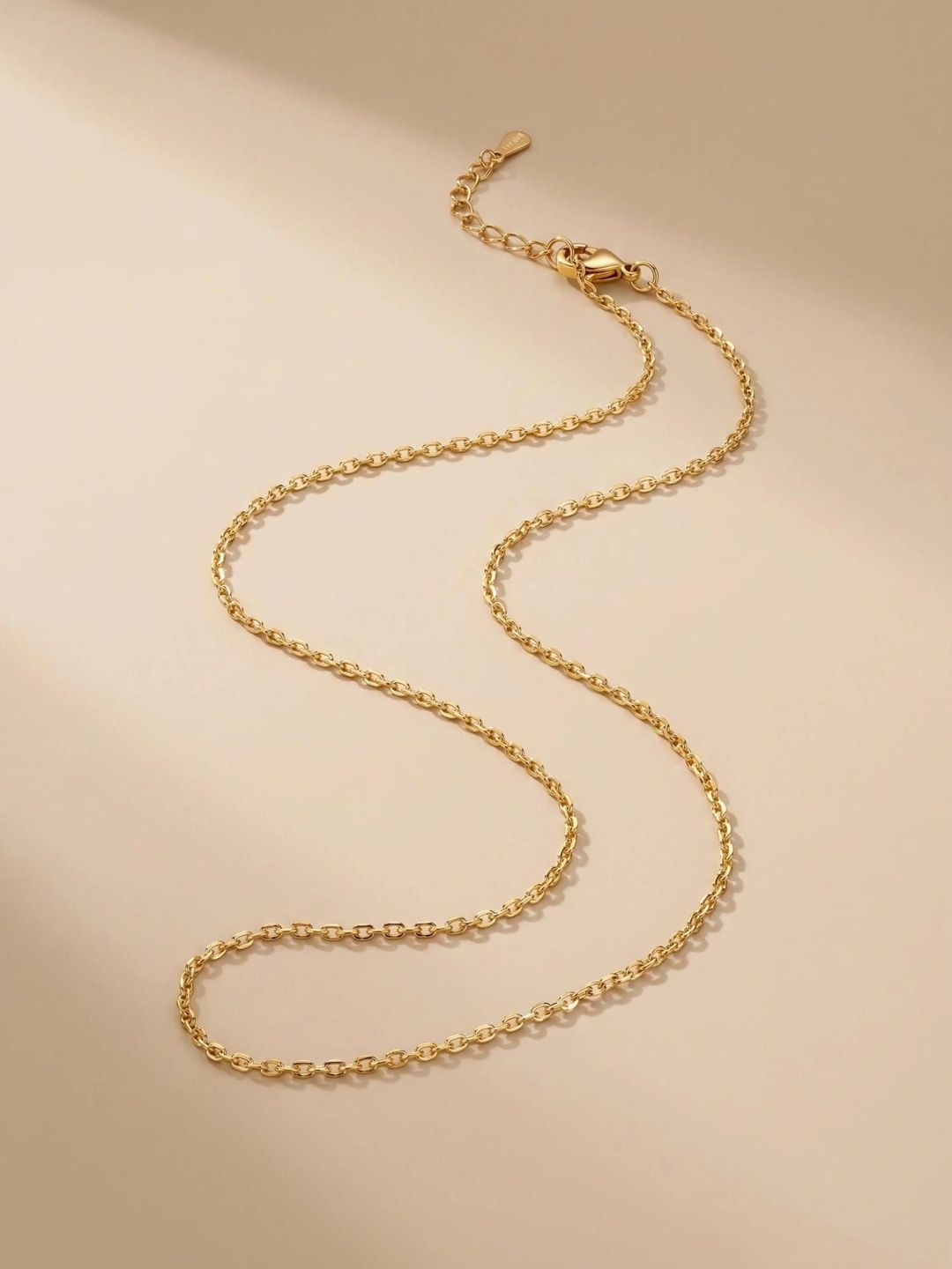 MYKI Unisex Stainless Steel Gold-Plated Chain