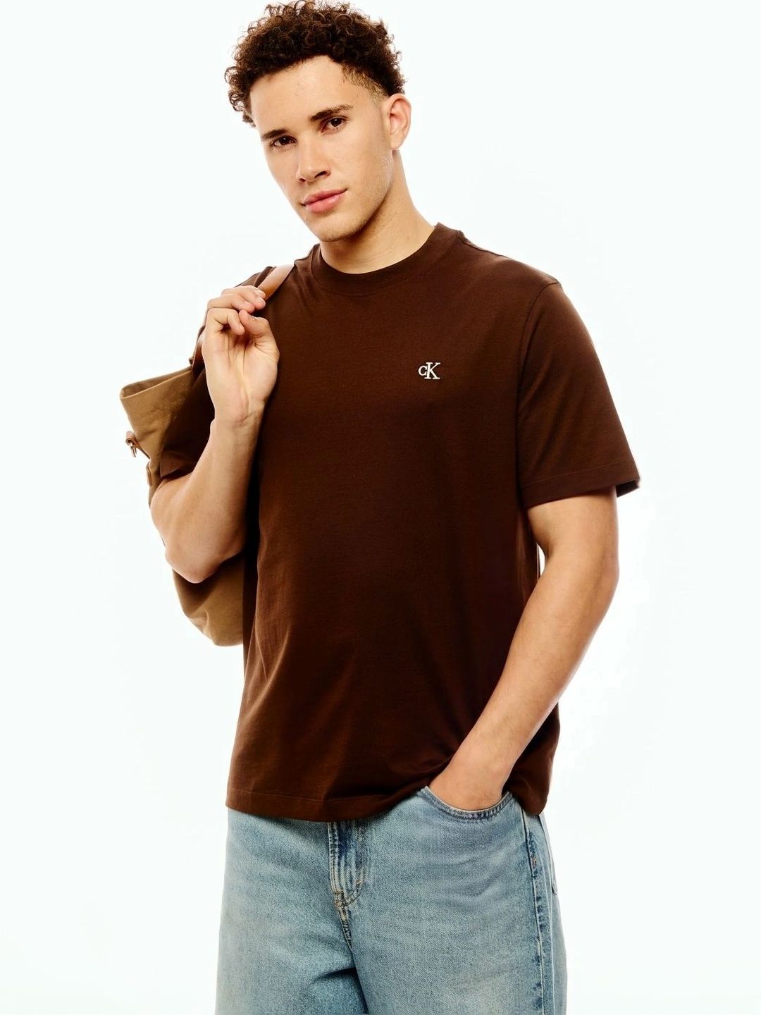 Calvin Klein Jeans Men Brand Logo T-shirt