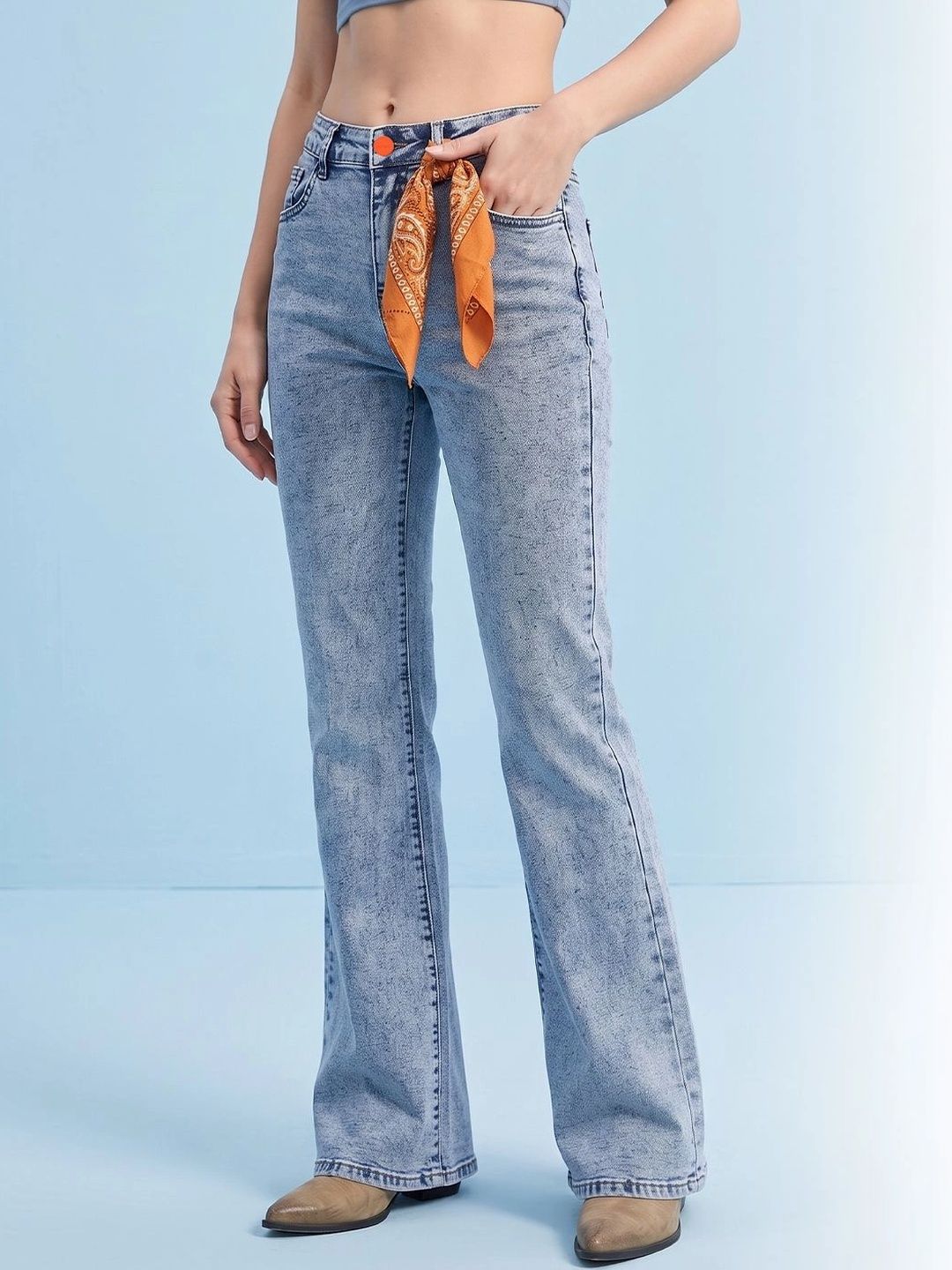 Women Comfort High-Rise Stretchable Jeans 3