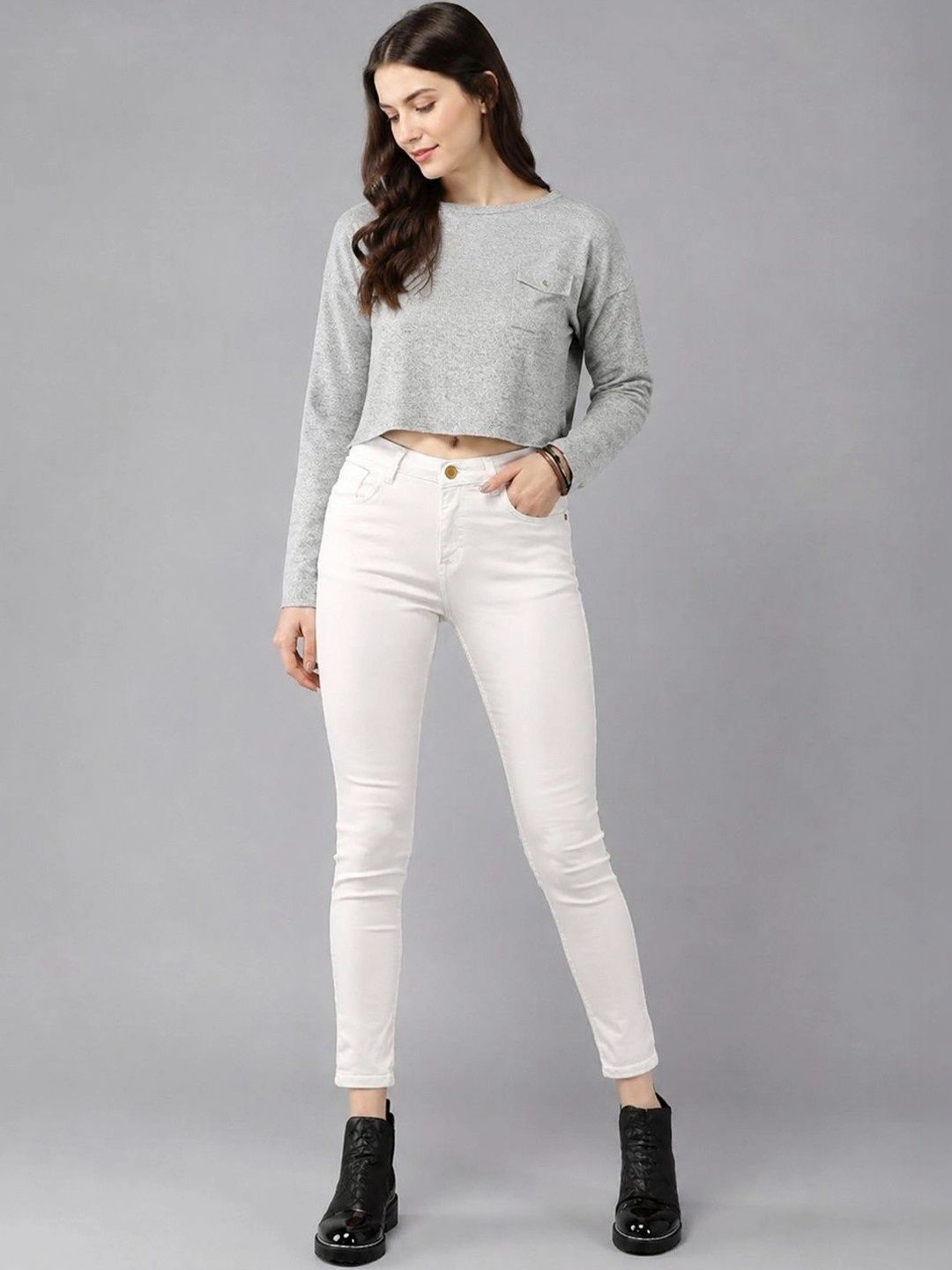 Women Skinny Fit Mid-Rise Stretchable Jeans 4