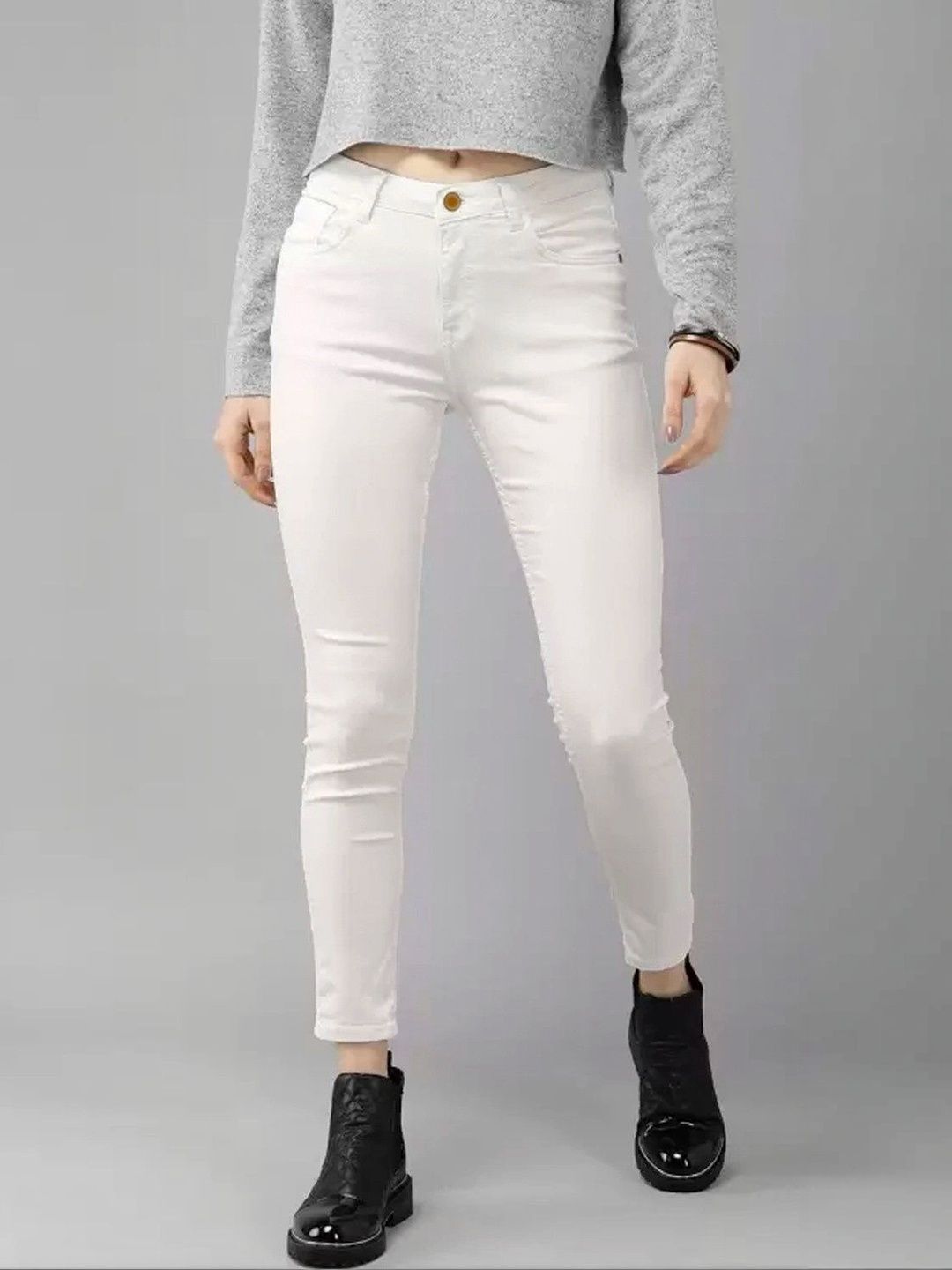 Women Skinny Fit Mid-Rise Stretchable Jeans