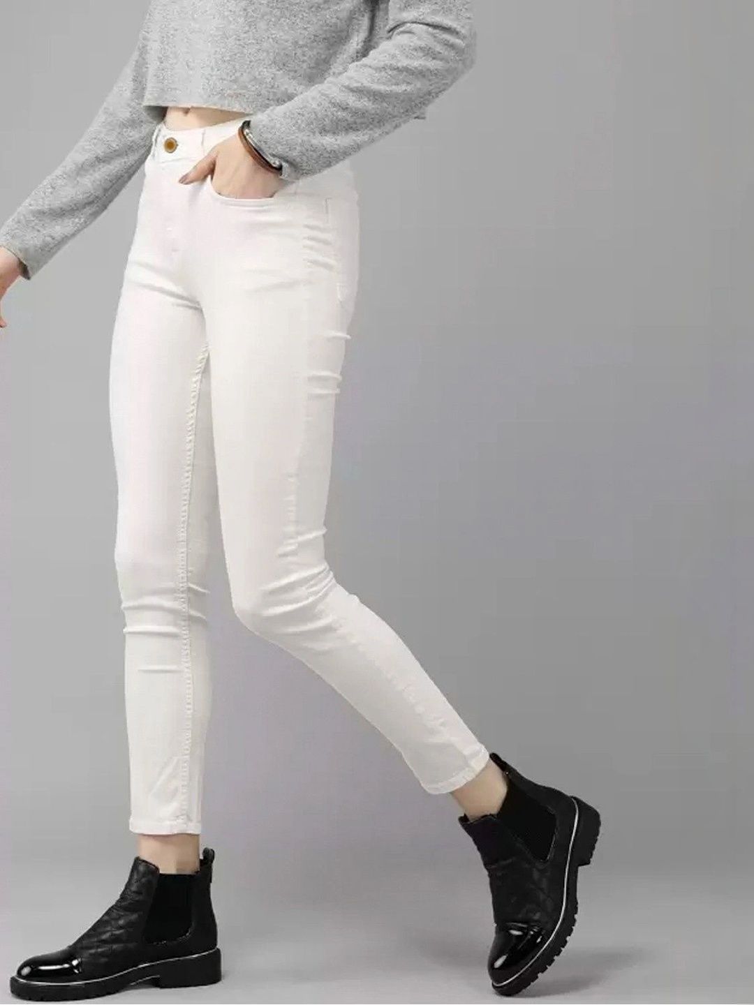Women Skinny Fit Mid-Rise Stretchable Jeans 2