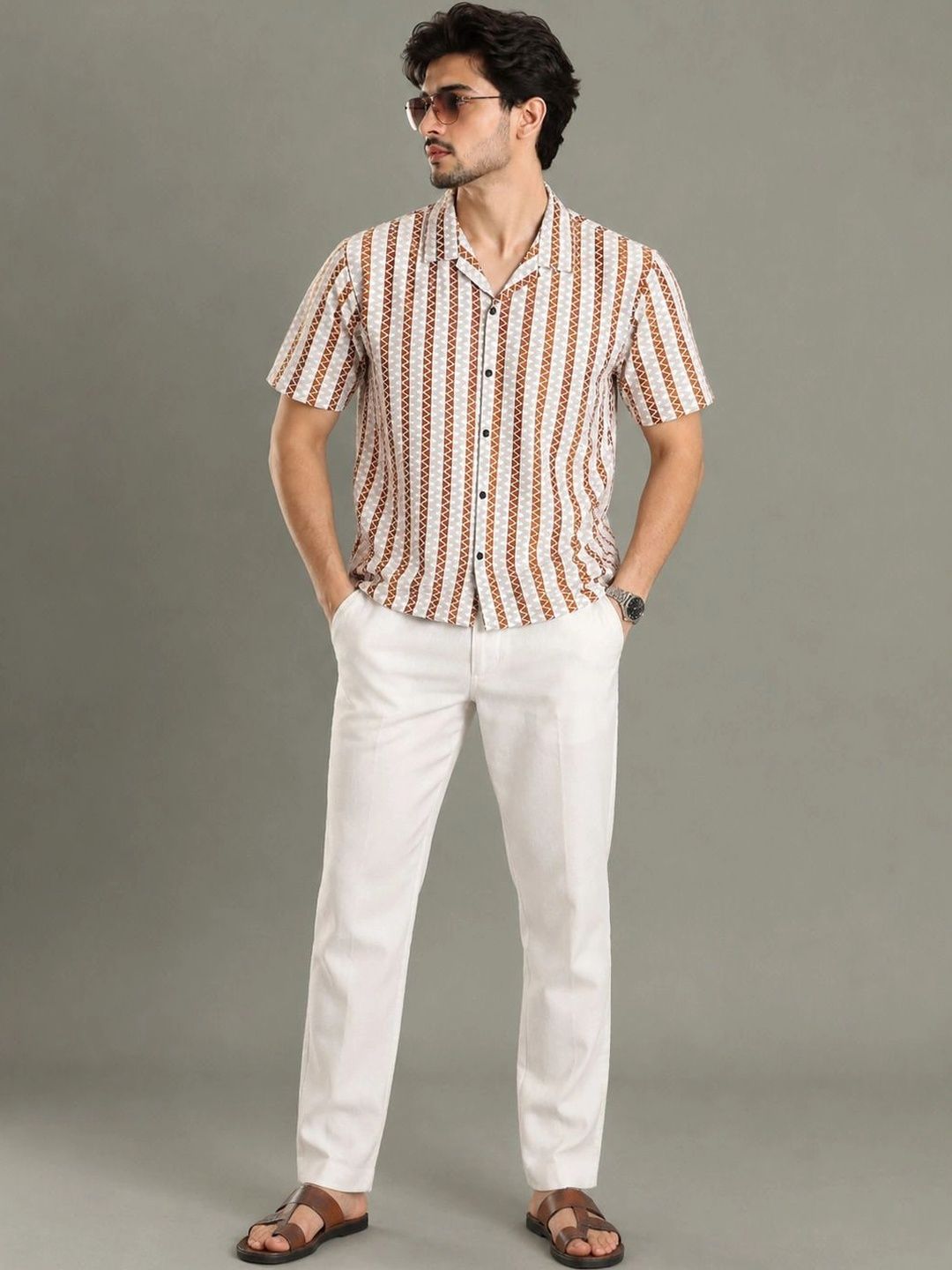 Moda Rapido Men Comfort Printed Casual Shirt