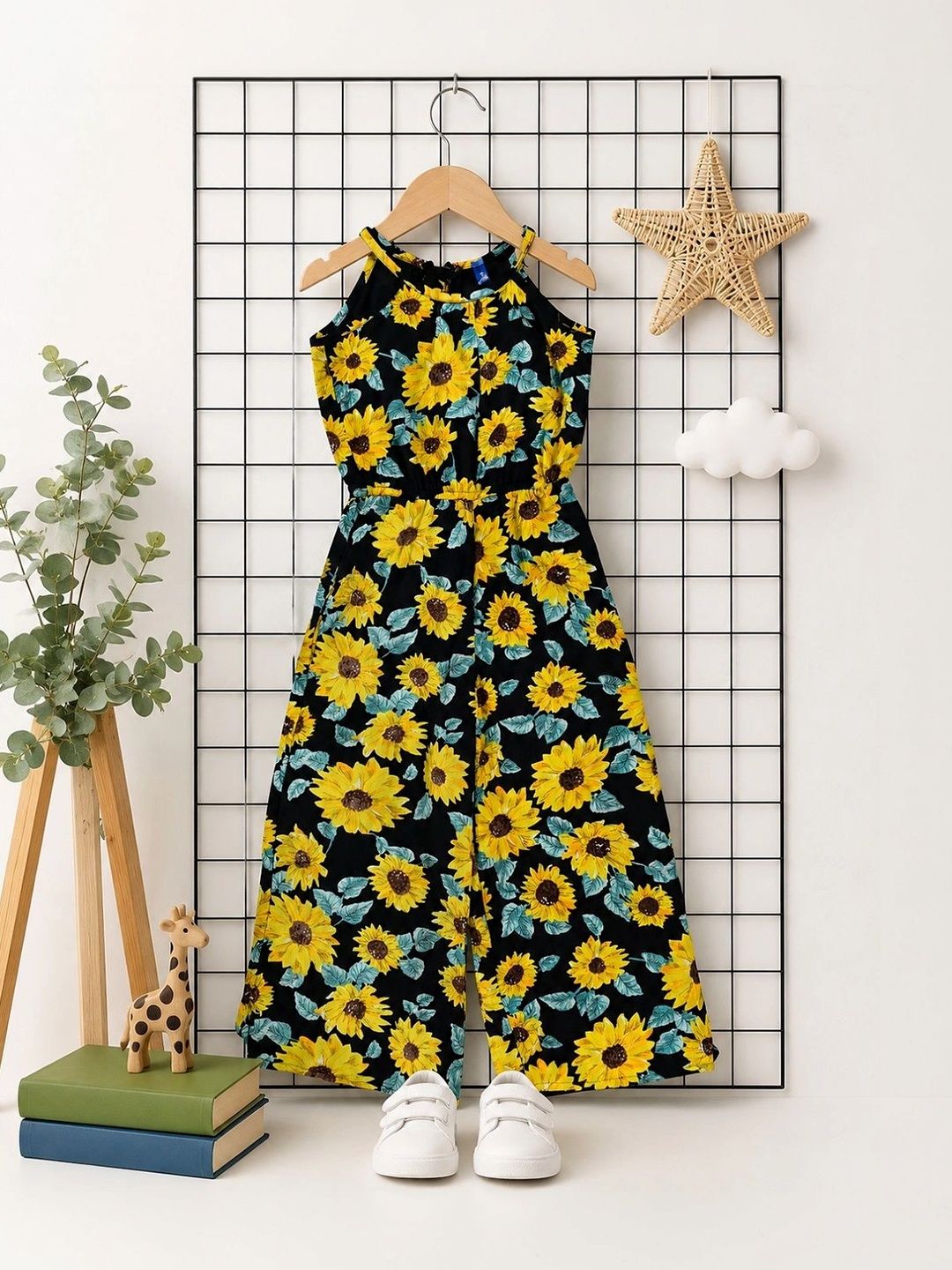 Girls Printed Basic Jumpsuit 2