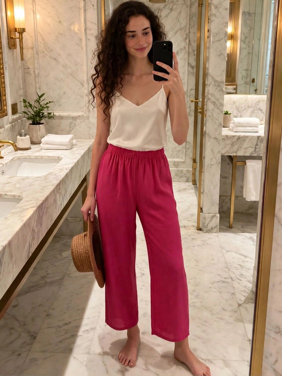 Women Comfortable Wide Leg Flared Palazzo 5