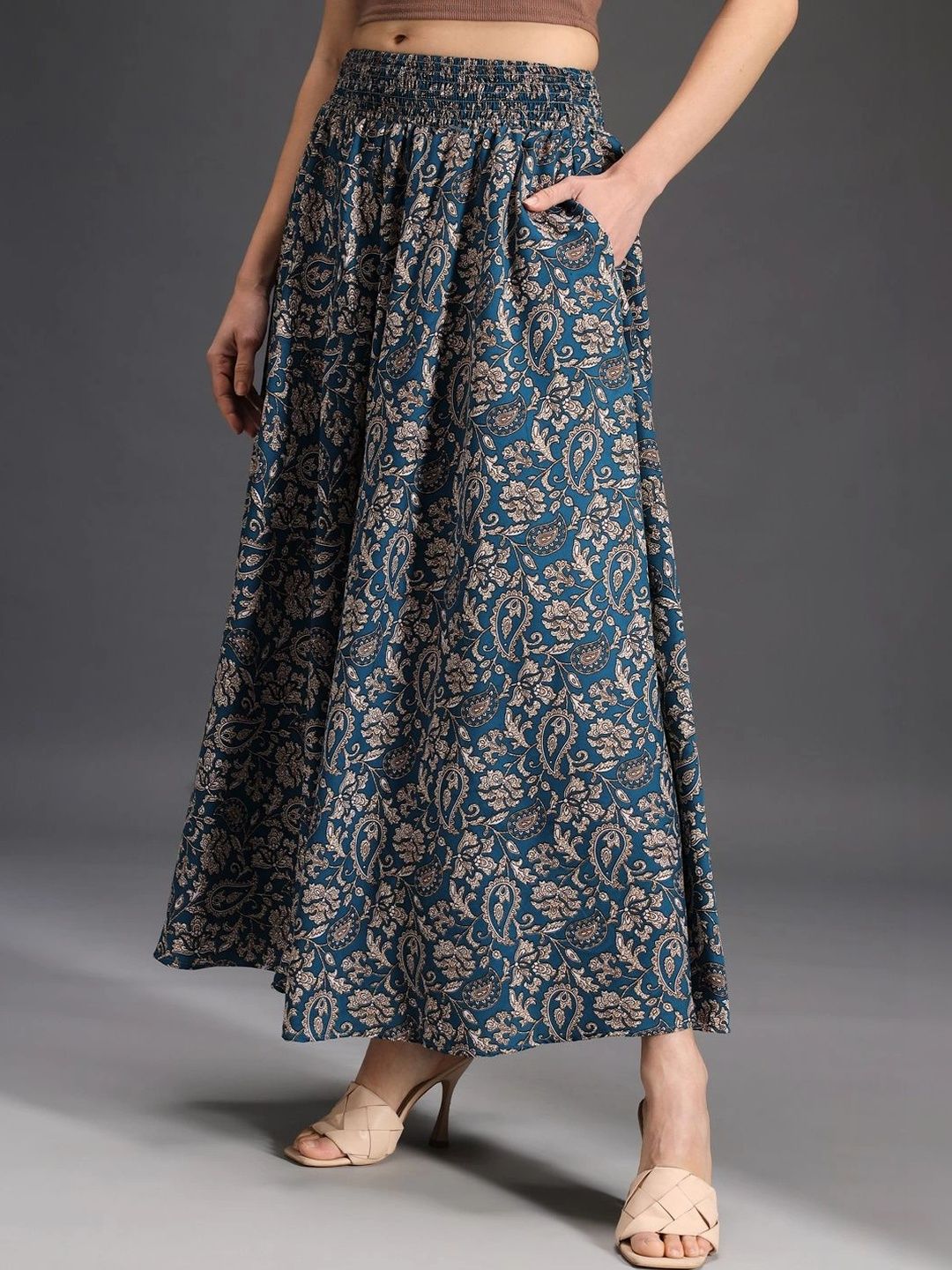 Women Ethnic Motifs Printed Ethnic Palazzos 3