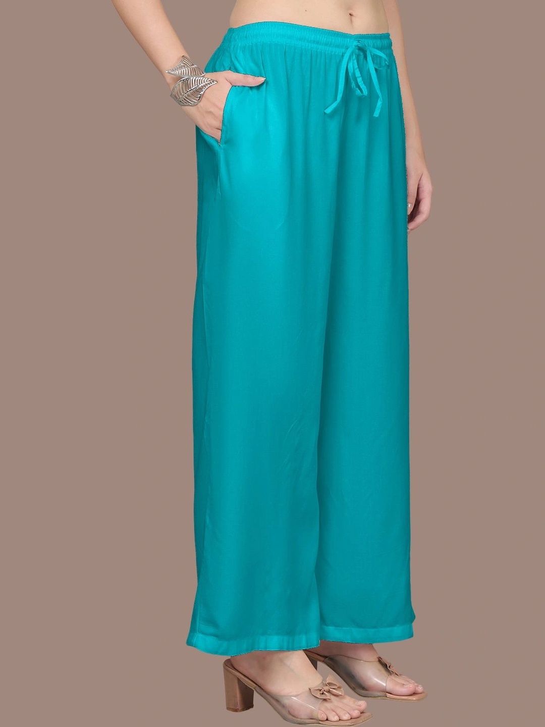 X Gracit Women Knitted Ethnic Palazzos 7