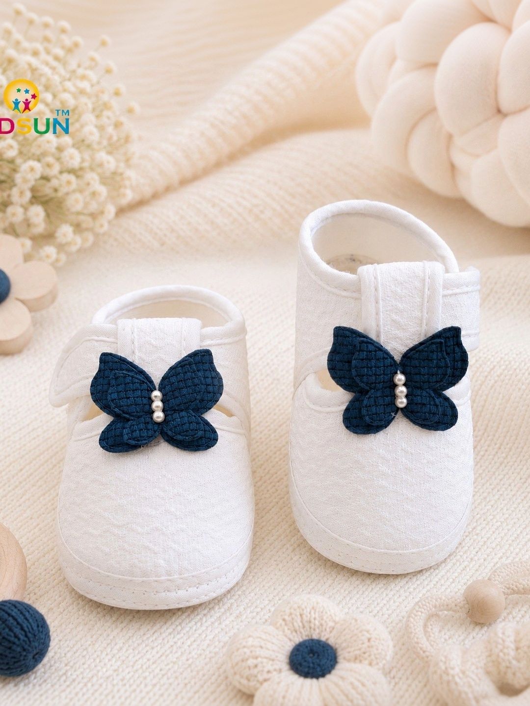 KIDSUN Unisex Kids Cotton Booties