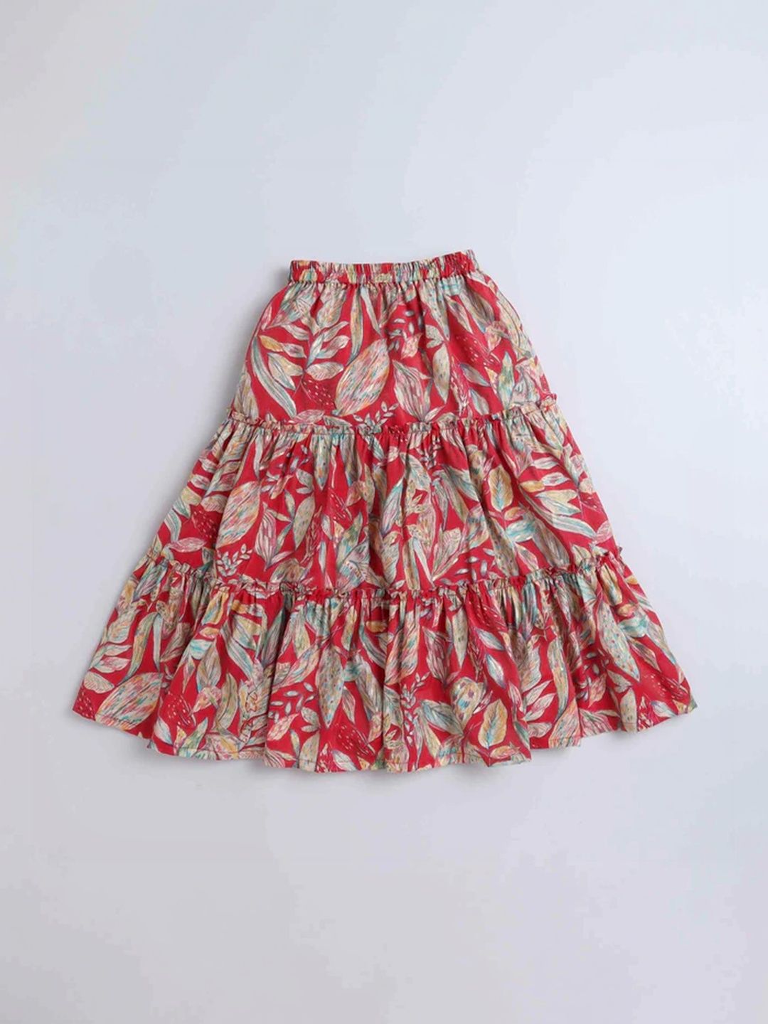 Girls Printed Ready to Wear Lehenga & 4