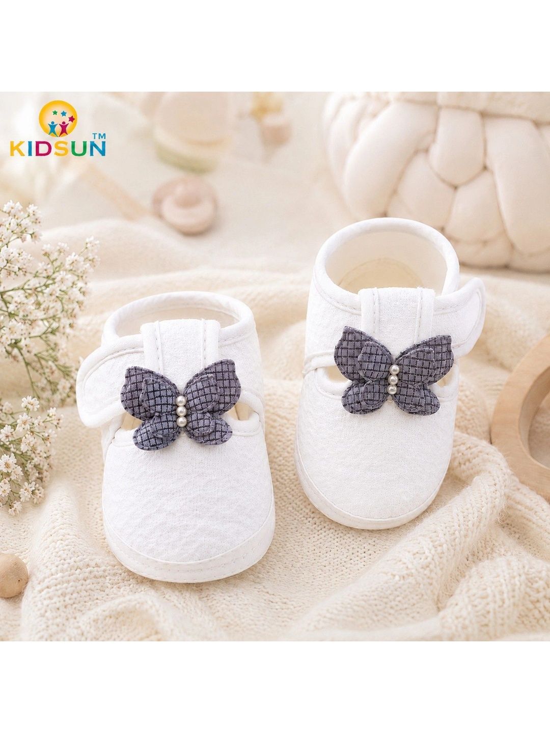 KIDSUN Unisex Kids Cotton Booties
