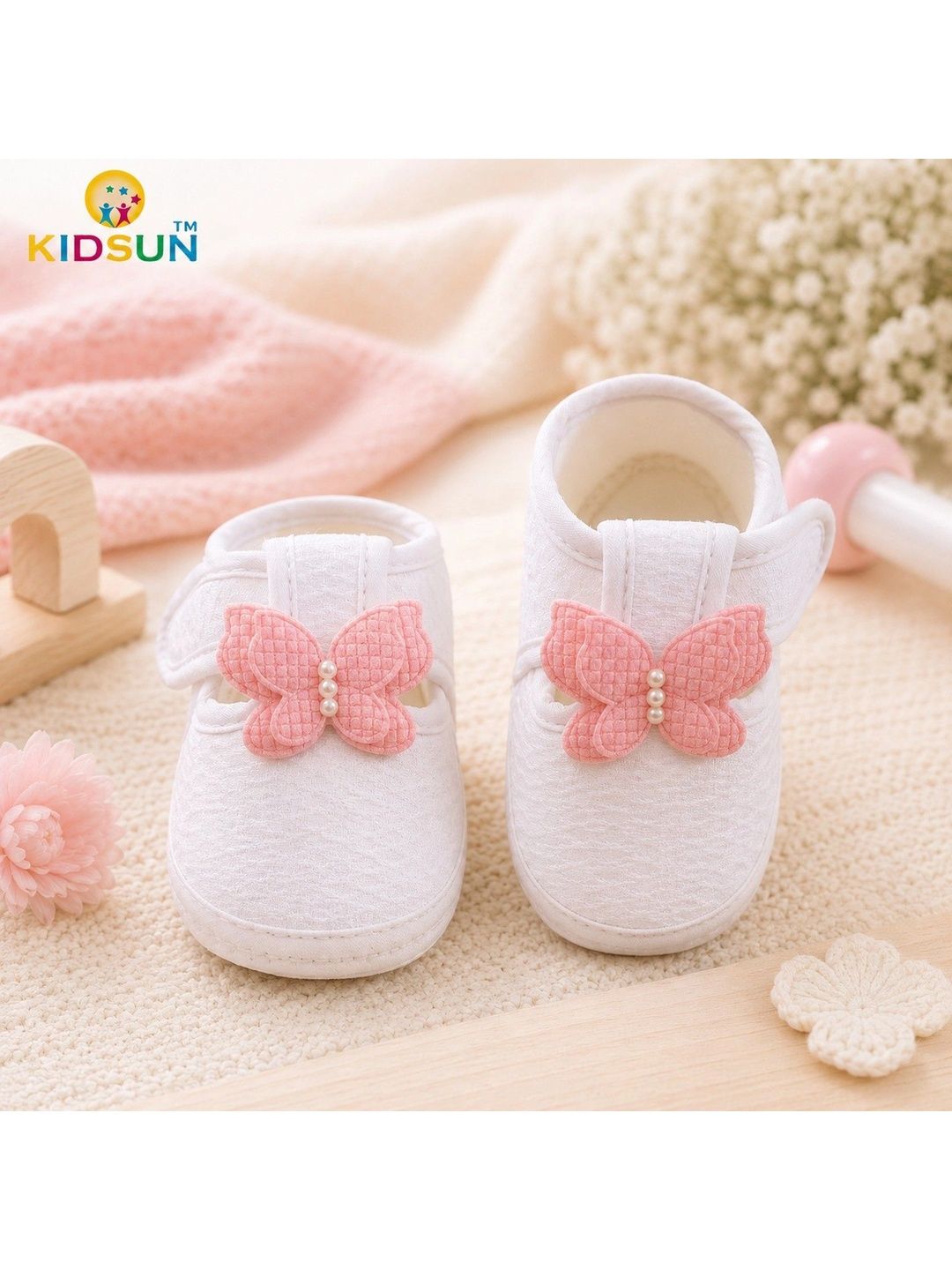 KIDSUN Unisex Kids Cotton Booties