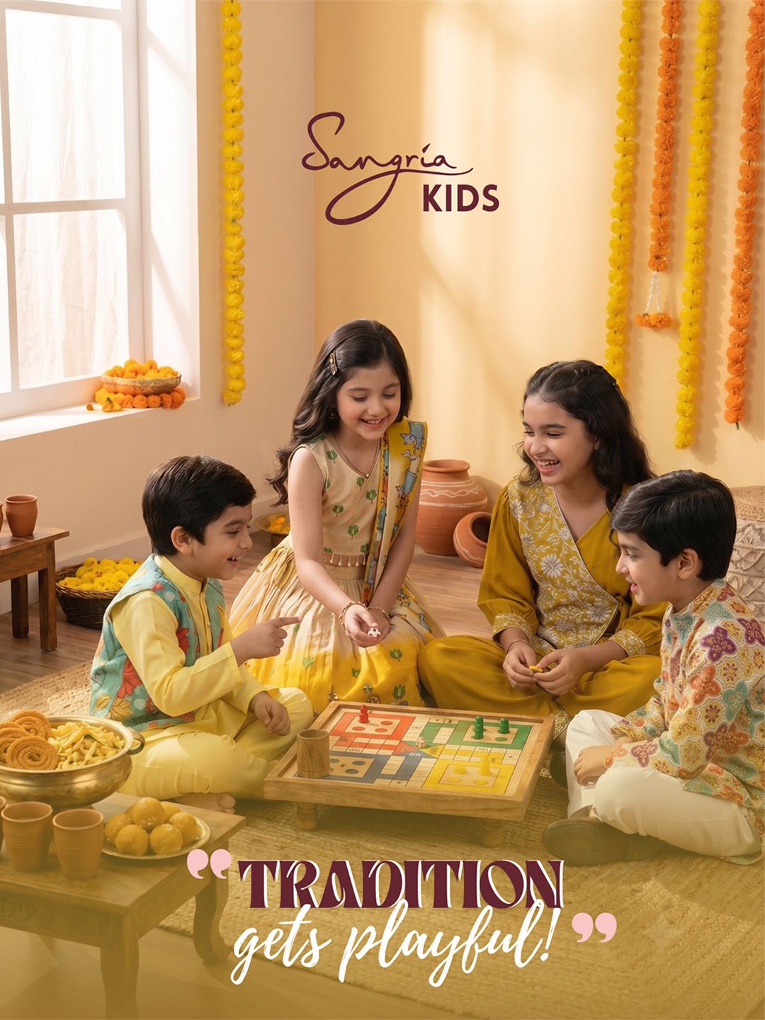 Girls Embroidered Thread Work Ready to Wear Lehenga & Blouse With Dupatta 7
