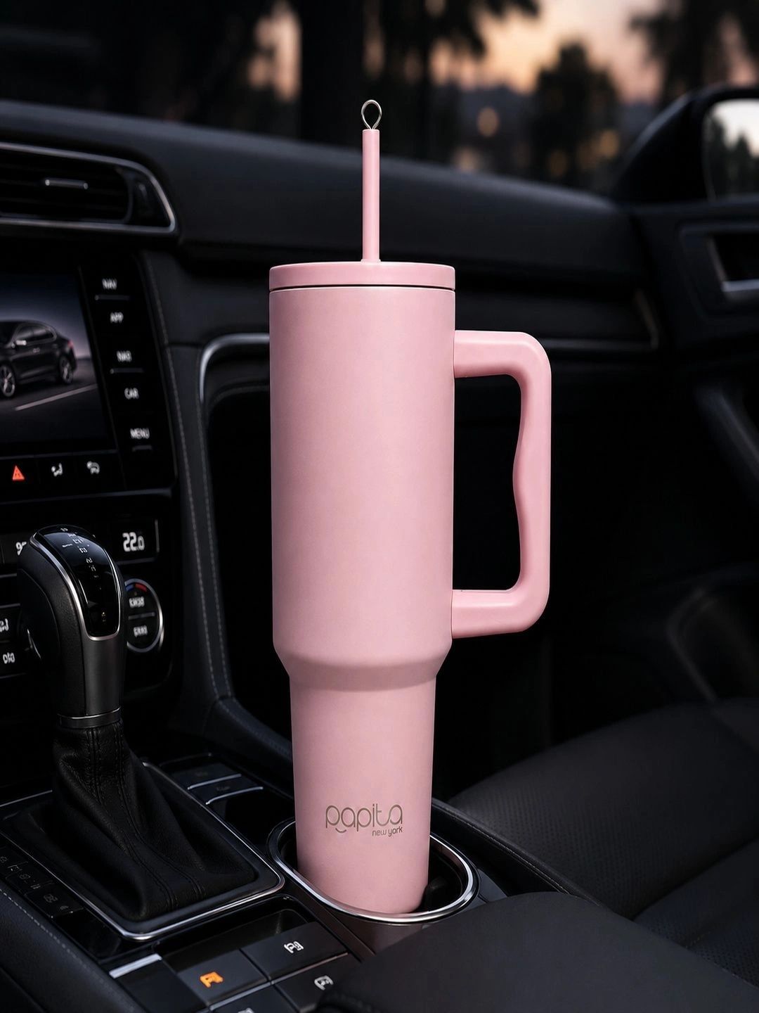MAAHIL Pink Single Stainless Steel Solid Double Wall Vacuum Water Bottle