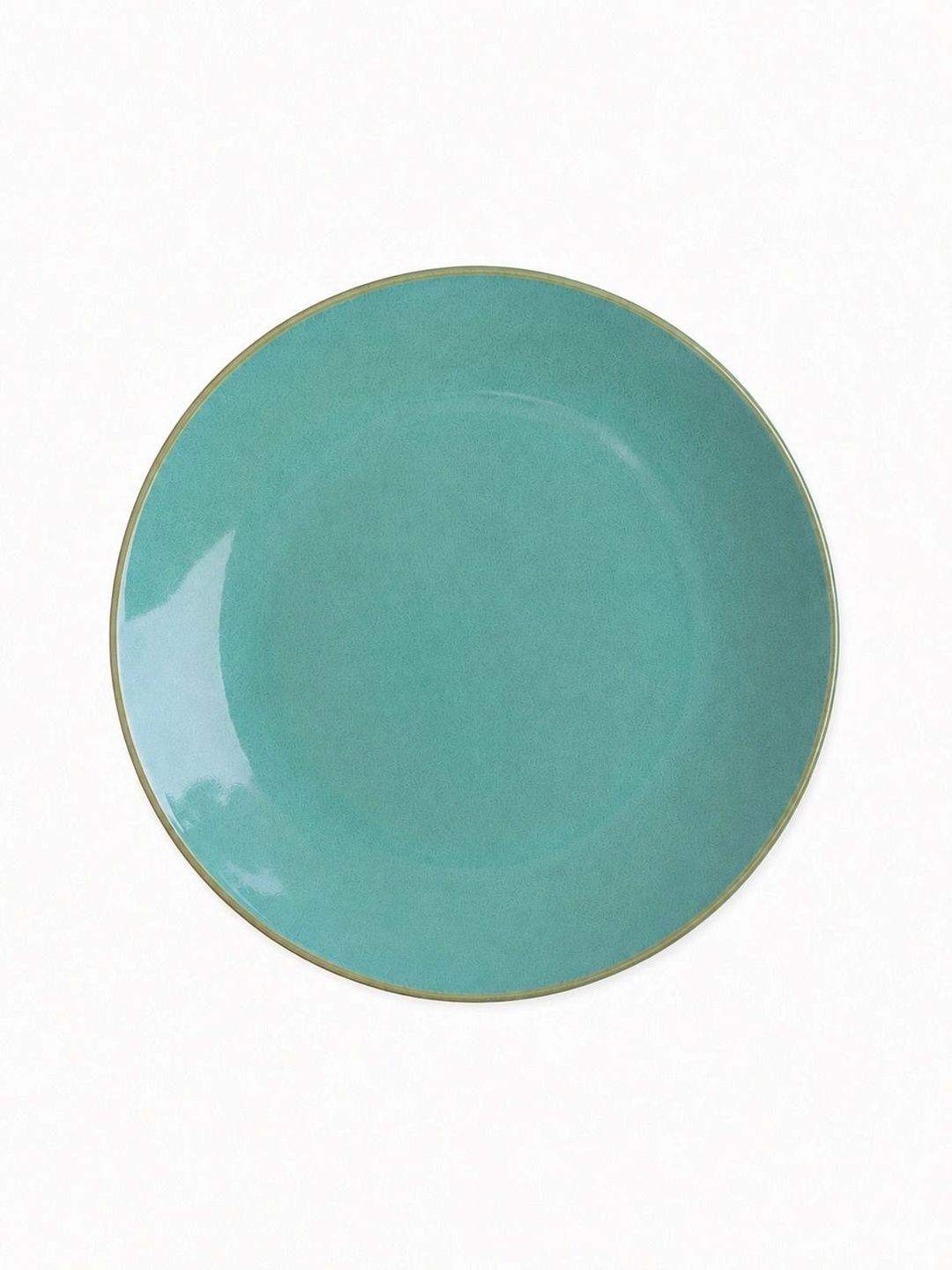 Claymistry Emerald Oasis Sea Green Ceramic Quarter Plate