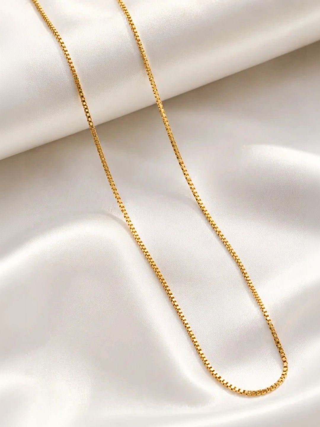 Zeraki Jewels Brass Gold-Plated Chain