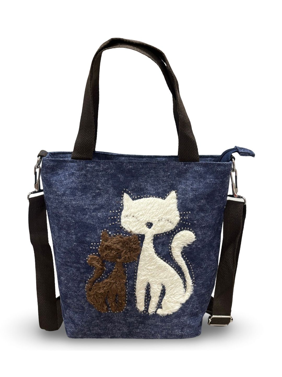 GLOSSY Embellished Swagger Sling Bag