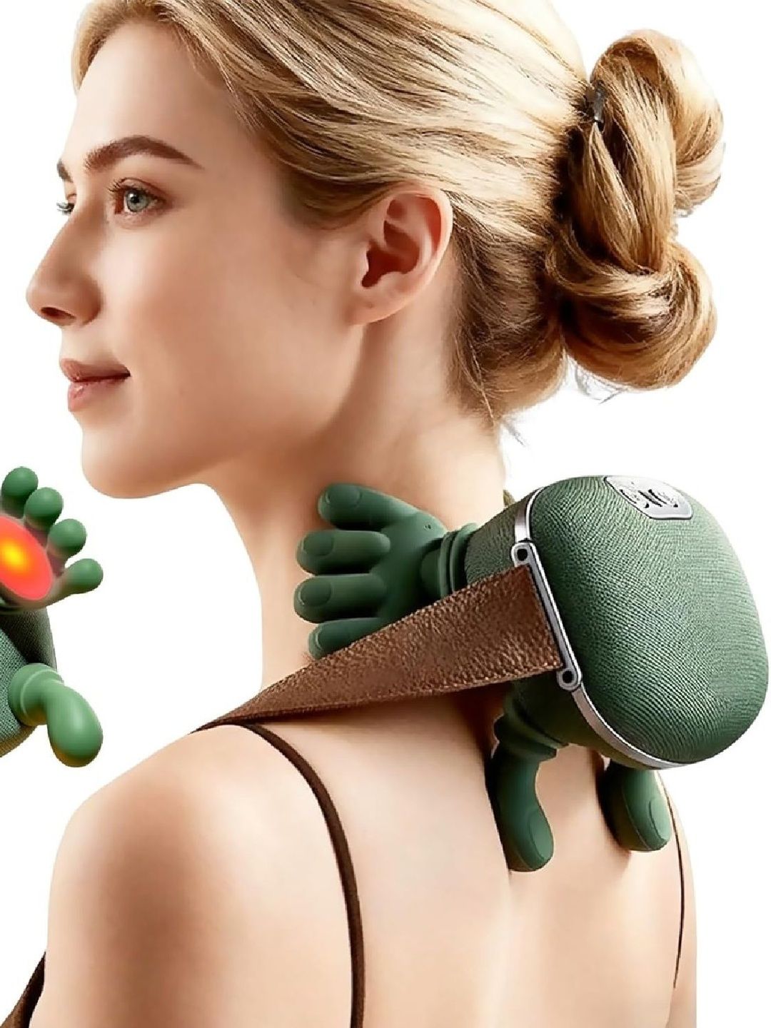 Buy DJ FINDER Bionic Heated 4D Shiatsu Neck & Back Massager -  - Personal Care for Unisex