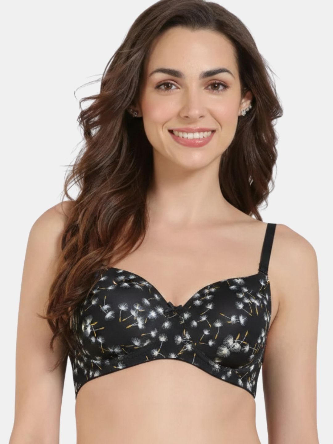 BEWILD Floral Bra Full Coverage Lightly Padded