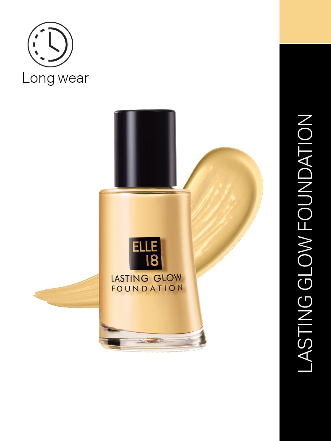 ELLE 18  Lasting Glow Lightweight Foundation Enriched With Vitamin E 27ml - 02 Marble