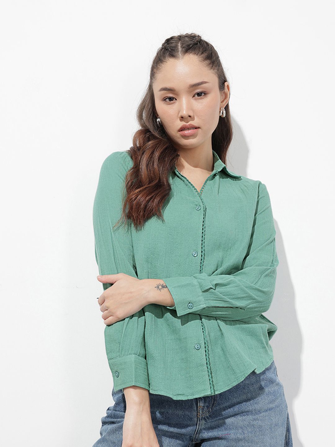 The Roadster Life Co. Pure Cotton Casual Shirt